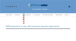 Desktop Screenshot of cmtravelonline.com