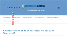 Tablet Screenshot of cmtravelonline.com